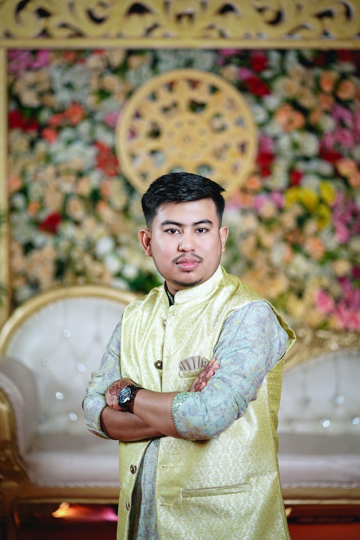 Gold Brocade Waistcoat