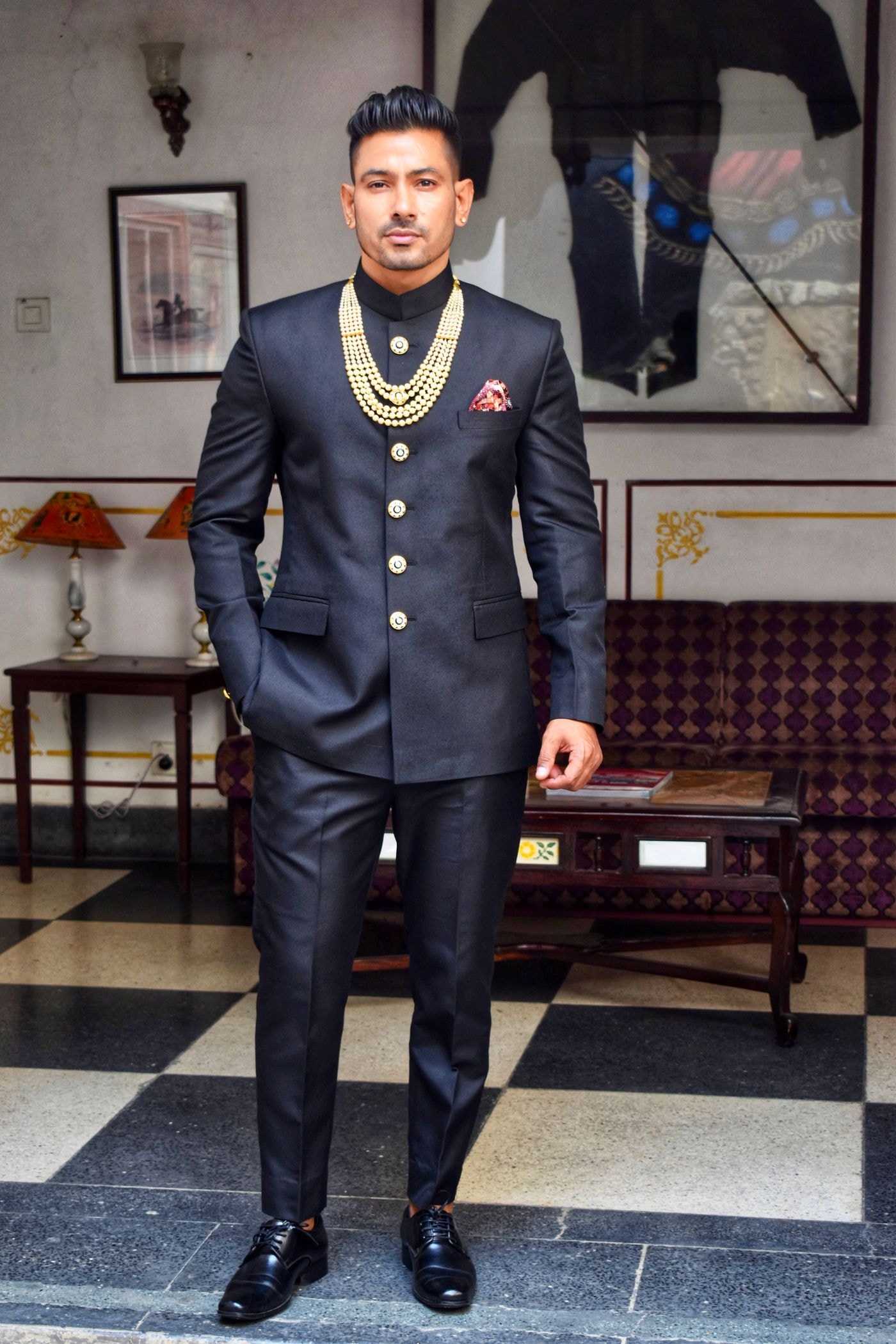 Classic Black Prince Coat