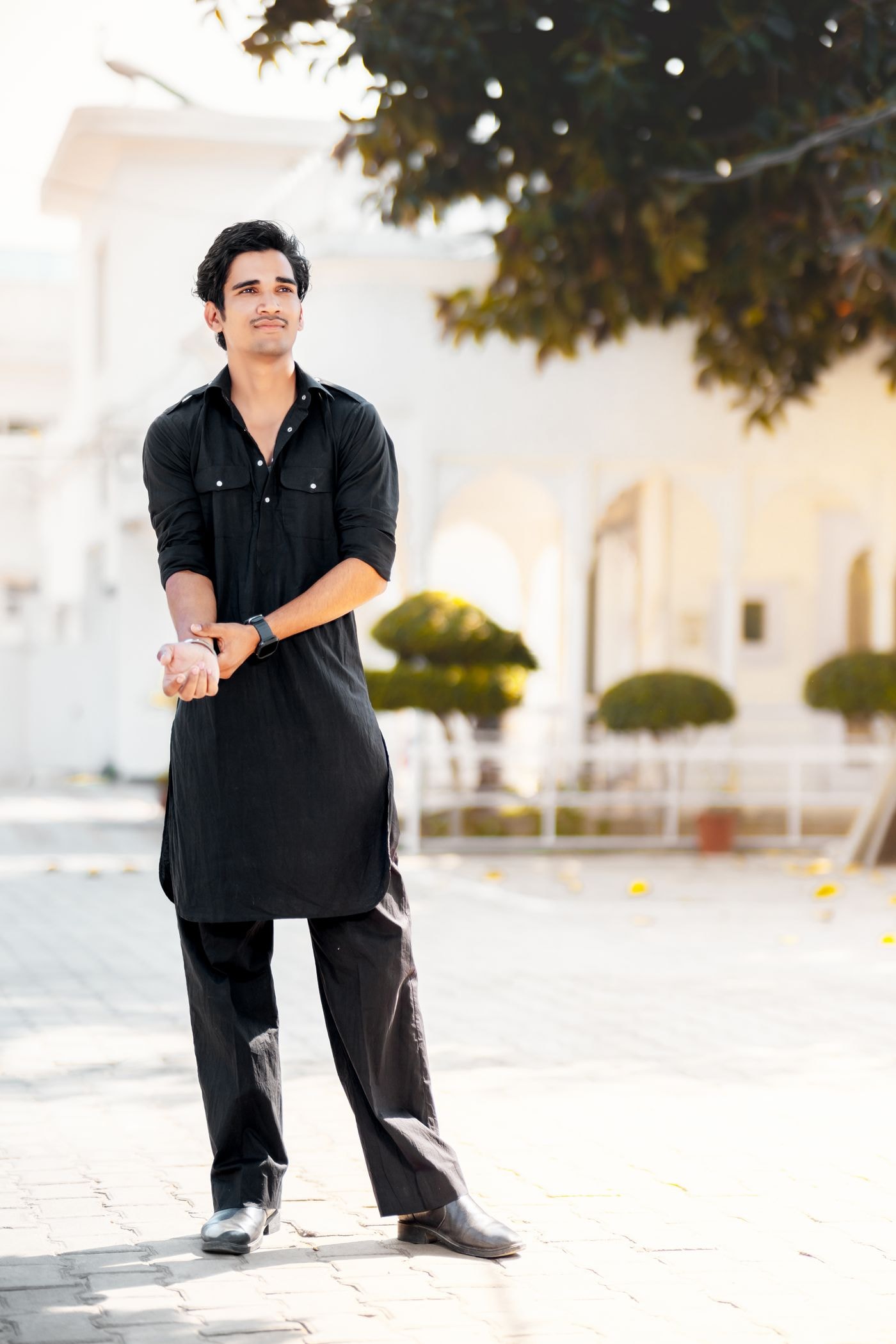 Onyx Black Kurta Shalwar